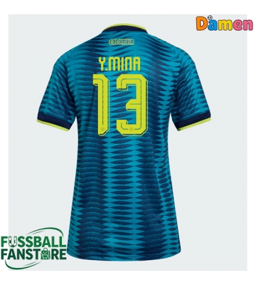 Kolumbien Yerry Mina #13 Replik Auswärtstrikot Damen WM 2026 Kurzarm